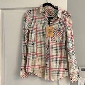 Brand new cotton S triple 5 soul blouse